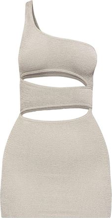 Bond-Eye Rico asymmetric minidress - women - Lycra - One Size - Grey