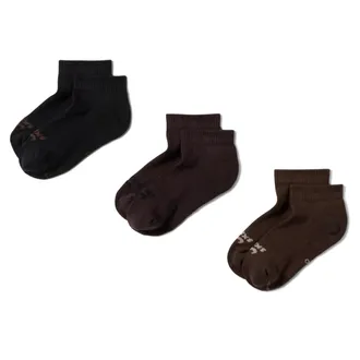 Nike Womens SKIMS Dri-FIT Ankle Socks (3 Pairs) in Brown | IQ8107-904