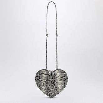 Alaia Python-print leather Le Caur bag