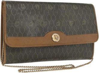Dior Pre-owned Shoulder Bags, female, Brown, Size: ONE SIZE Pre-owned Vintage Shoulder Bag