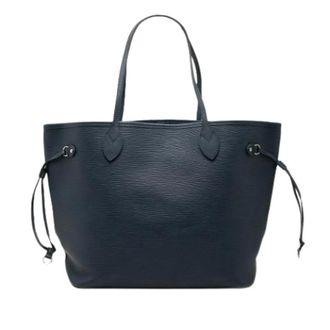 Louis Vuitton Pre-owned Tote Bags, female, Blue, Size: ONE SIZE Pre-owned Neverfull MM