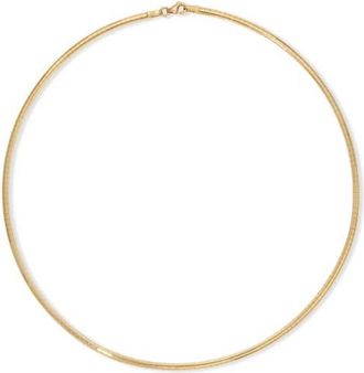 Adina Reyter Omega Chain Necklace in Yellow Gold at Nordstrom, Size 16