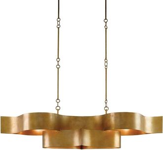 Currey & Company Grand Lotus Oval Chandelier