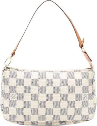 Louis Vuitton Pre-owned Shoulder Bags, female, White, Size: ONE SIZE Pre-owned Vintage Shoulder Bag