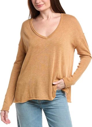 Project Social T Mae Textured V-Neck Top