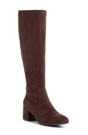 Kenneth Cole Reaction Roswell Tall Boot in Chocolate Micro at Nordstrom Rack, Size 8.5