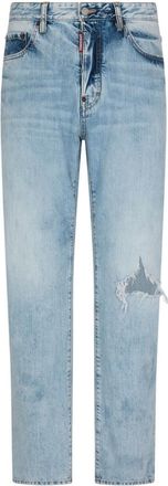 Dsquared2 Blue Regular Mid Rise Jeans