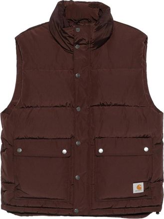 Carhartt Work in Progress Brown Vest With Pockets