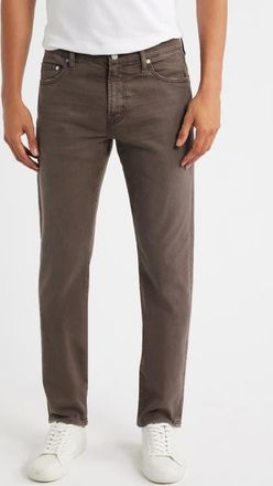 AG - Adriano Goldschmied Tellis Slim Fit Jeans in 7 Years Sulfur Brown Slate at Nordstrom, Size 40 X 32