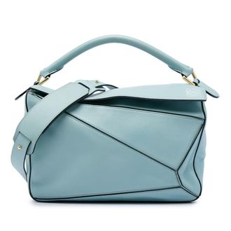 Loewe Pre-owned Loewe Medium Calfskin Puzzle Satchel Ladies FMMQ0VOFOK1CE0CN