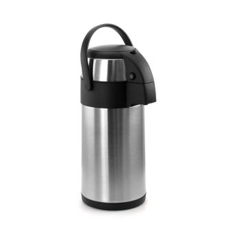 MegaChef 3.17 Quart Stainless Steel Airpot Hot Water Dispenser for Coffee and Tea