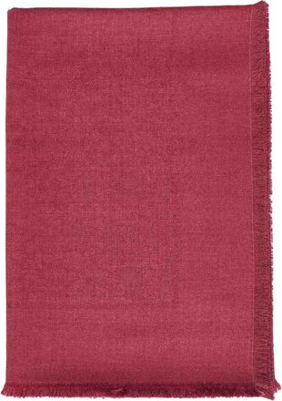 Fendi Vierkante Sjaal - Dames - Wintersjaals - Rood - ONE Size - Wol - Accessoires