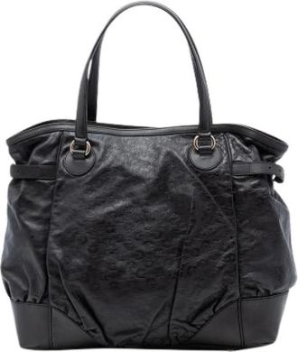 Gucci Pre-owned Tote Bags, female, Black, Size: ONE SIZE Pre-owned Vintage Tote Bag
