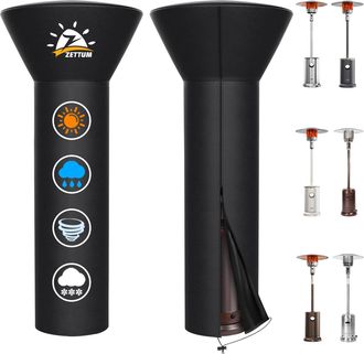 OEM Fundas Para Calentadores De Patio De 226 Cm - Funda Para Calentador De Exterior 600d Con Cremallera, Impermeable, Resistente, Funda T&eacute;rmica Para Propa