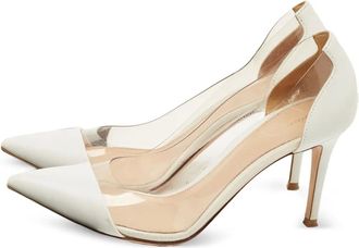 Gianvito Rossi Pumps con design a inserti - Bianco