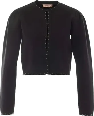 Twinset Dames, Truien, Zwart, Maat: XS