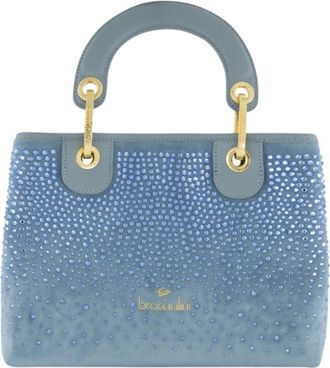 Braccialini Handbags - Dames - Handtassen - Blauw - ONE Size - Su&egrave;de - Tassen