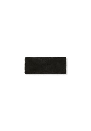 Calvin Klein Stirnband CALVIN KLEIN CK METAL WOOL TWIST HEADBAND, Damen, schwarz, Strick, Wollmischung, unifarben, M&uuml;tzen Stirnband, aus weichem Strick