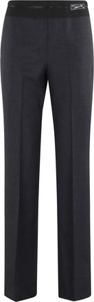 Erika Cavallini Semi Couture Moonlight Satin Waistband Trousers