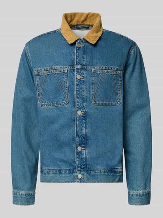 Armedangels Armedangels Relaxed Fit Jeansjacke aus reiner Baumwolle Modell AASHTON in Blau, Gr&ouml;&szlig;e XL