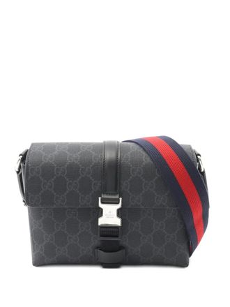Gucci 2020s mini GG messenger bag - Black