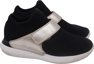 Ferragamo Slip-on Sneakers in Black Neoprene