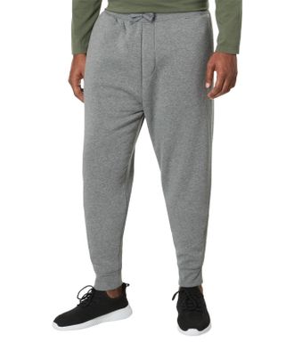 U.S.Polo Association U. S. Polo Assn. Jogger Pants Mens Heather Gray Sherpa Lined Mid Rise FROG778