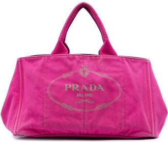 Prada Pre-owned Prada Canvas Canapa Logo Tote Ladies LEWGLNS8F4BKLM1L