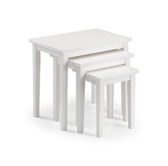 Netfurniture Scotch Nest Of Tables - Pure White