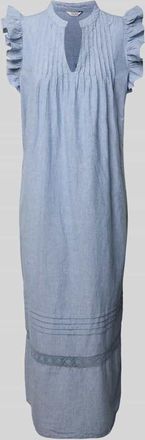 Mbym mbyM Maxikleid mit Tunikakragen Modell Gemala in Hellblau, Gr&ouml;&szlig;e XS