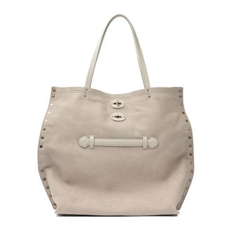 Zanellato Tote Bags, female, Beige, Size: ONE SIZE Beige Shoulder Bag Lightweight Foldable Design