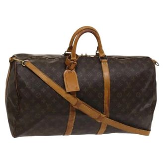 Louis Vuitton Tweedehands Canvas Louis Vuitton tassen - Dames - Pre-owned - Bruin - Maat: ONE Size Leer