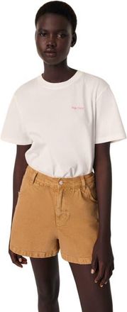 Maje Printed T-shirt in Off White at Nordstrom, Size X-Small