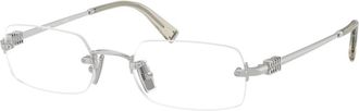 Miu Miu MU 50Yv Optisch Montuur - unisex - Brillen - Grijs - 52 MM - Accessoires
