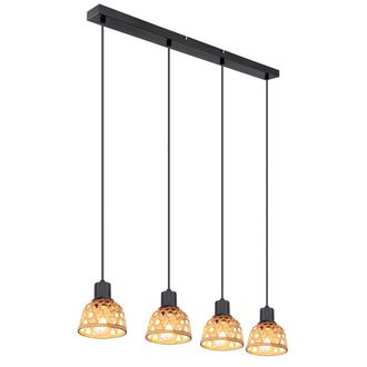 Globo Lighting L&aacute;mpara Colgante - Wenna - Negro - Metal - Gran L&aacute;mpara - Globo