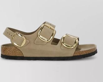 Birkenstock leather flat sandals