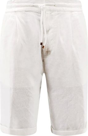 Brunello Cucinelli Uomo, Pantaloncini, Bianco, L, new