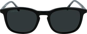 Lacoste Mens Lacoste Green Lensed Black Sunglasses - Size: ONE size