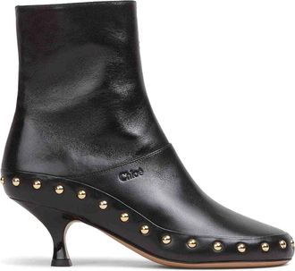 Chlo&eacute; Junie Ankle Boots With Heel