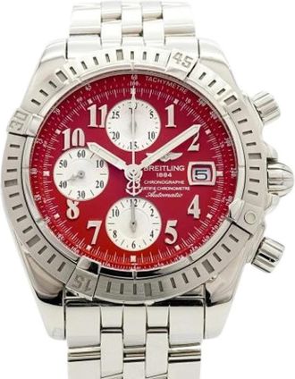 Breitling Pre-owned Polshorloge - Heren - Vintage Horloges - Rood - ONE Size - Vintage