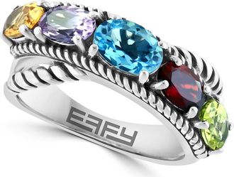 Effy Semiprecious Stone Ring in Silver Multi at Nordstrom Rack, Size 7
