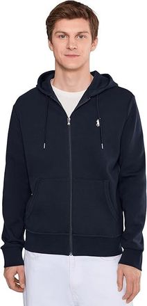Polo Ralph Lauren Double-Knit Full Zip Hoodie Mens Sweatshirt Aviator Navy : 2XL, Cotton/Polyester