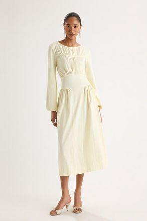 Merlette Nayeli Dress in Straw at Nordstrom, Size Xx-Small
