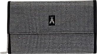 Patrizia Pepe Envelope Clutch - Dames - Clutches - Zwart - ONE Size - Leer - Tassen