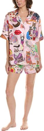 Karen Mabon 2pc Print Pajama Set
