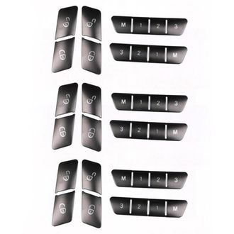 OEM 36x Embellecedores Para La Cubierta Del Interruptor De Bloqueo Del Asiento De La Puerta Del Coche Para Un Bce Class Cla Gla