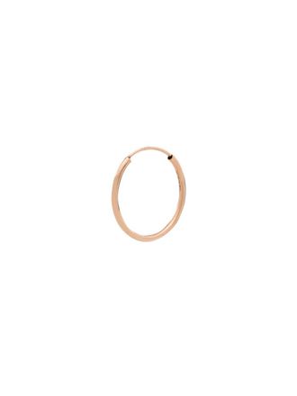 Jacquie Aiche 14kt rose gold single hoop earring - Pink