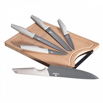Berlinger Haus Berlinger Haus - Juego De 5 Cuchillos De Cocina Con Tabla Bh-2838