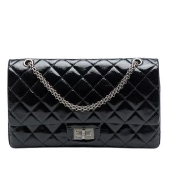 Chanel Pre-owned Reissue Flap - Dames - Pre-owned - Zwart - Maat: ONE Size Zijde