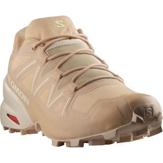 Salomon Sneaker SALOMON CROSS EVR W, Damen, Gr. 37, gr&uuml;n (hazelnut, shortbread, canary gr&uuml;n), Synthetik, Textil, Schuhe Sneaker, vom Speedcross inspiriert
